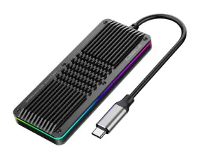 Ineo 797716581663 M.2 Nvme Pcie Ssd Usb 3.2 Gen 2 Type-c Waterproof Rgb Gaming Style A