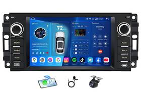 Jerqry 750872696282 4core 64g Rom Car Radio Stereo For Dodge Ram 1500 2500 3500 2009-2012 7 Inc