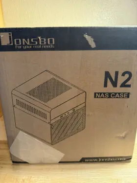 B0bqj6bcb7 Jonsbo N2 White Nas Itx Case 5 1 Disk Bays Mini Aluminum