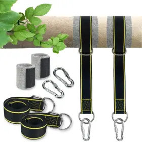 Jhr-qqs-3 Jorohiker Tree Swing Straps Hanging Kit - Holds 1800 Lbs Sgs Certified 5ft... Fast Ship