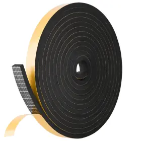Saft-by-1 Kikerike Saft-by-1/2 Self Adhesive Foam Tape Weatherstrip 1/2in X 1/4in 16.5ft High Density