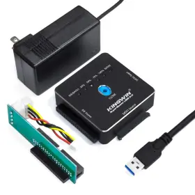 Usi-2535clu3 Kingwin Usb 3.0 To Ssd/sata/ide Adapter For 2.5 Inch 3.5 5.25 Har