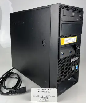 70a4000hux Lenovo Thinkserver Ts140 E3-1246 32gb 250gb Ssd Windows 10 Server