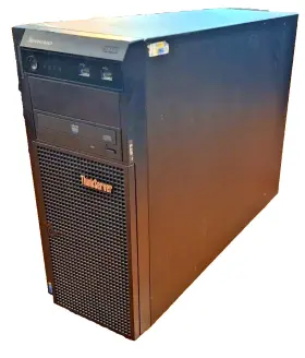 3x500gb Lenovo Ts430 Thinkserver Tower Intel Xeon 8gb Ram Sata Drives Windows Os