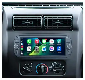 Lulaion 741050805145 Upgrade Radio For Dodge Ram 1500/2500/3500 2002-2006 Stereo Jeep Grand Ch