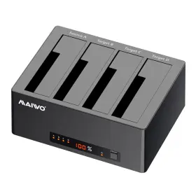 Maiwo 921271227405 4 Bay Hard Drive Docking Station With Offline Clone For 2.5 3.5 Inch Sa