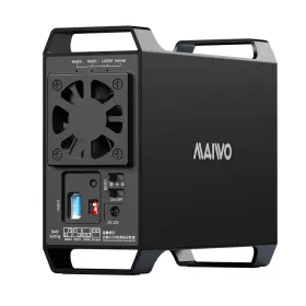 K35262u3s Maiwo Dual Bay Raid Enclosure For 3.5 Inch Sata Hdd 2 Hard Drive Wi