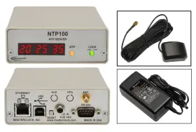 Ntp100-gps Masterclock Ntp100 Ntp Network Time Server Led Atomic Clock Display