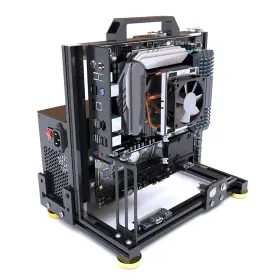 Merainme 763102553668 Open Air Computer Case Pc Test Bench Itx Motherboard Chassis Aluminum Bracket