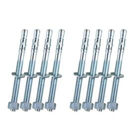 Metalsuberg 384120003 3/8 Inch X4-1/2 Wedge Anchors By Zinced Of Heavy-duty Fastener For Cement And Con