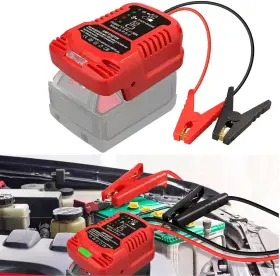 Me-055hd Moenergy Jumper Cables Adapter For Milwaukee 18v M18 Battery Jump Car Starter Up To 3