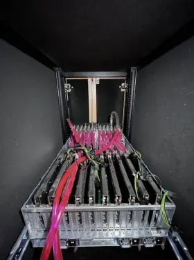 4090 Nvidia 10x Liquid-cooled Server With Soundproof Rack
