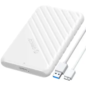 25pw1-u3-wh Orico 2.5 Inch External Hard Drive Enclosure Usb 3.0 To Sata Iii For 7mm And