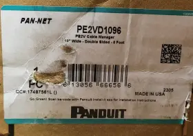 Pe2vd1096 Panduit Pe2v Cable Manager 10 Inch Wide Double Sided 8 Foot Server