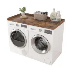 Piskyet 702367397457 Washer Dryer Countertop Laundry With Edge Rails 27.5 Inch Dept