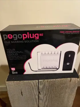 Pogoplug 850877002078 Biz File Sharing Solution Personal Cloud Ipad Iphone Mac Pc Compatible