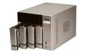 Tvs-473e-4g Qnap Used Tvs-473e 64g 4 Bay 2 M.2 Sata Ssd Nas - Amd Rx-421bd Quad Core Cpu