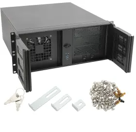 Rackchoice 787996911557 4u Rackmount Server Chassis With 3x5.25 Front Bays 7x3.5 3x2.5 Dr