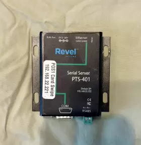 Pts-401 Revel Serial Server With Power Cord