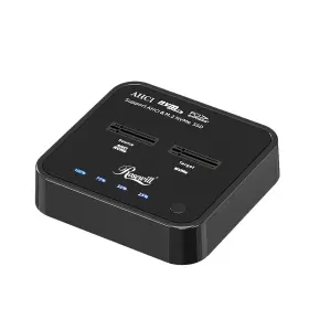 Rs-n2-cl Rosewill Cloner M.2 Duplicator Dual Bay Enclosure Tool-free 20 Gbps Black