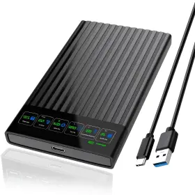 U25t-p Shuole 2.5 Inch Sata To Usb 3.0/3.1/3.2 Type C External Hard Drive Enclosure With Lc
