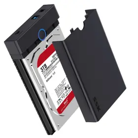 He-g3001 Ssk 3.5 External Hard Drive Enclosure Usb 3.0 To Sata Lay-flat Tool-free Case