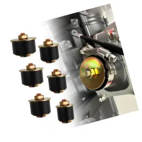 Sai-0717 Strendier 6pcs Rubber Freeze Plugs Kit 6 Sizes Of Expansion Plug Include 1-1/4 Inch