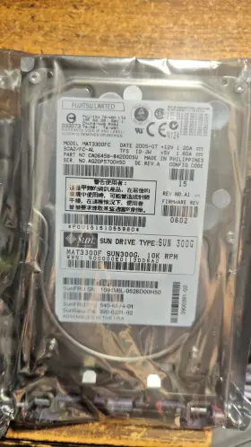 540-6574-01 Sun 390-0281 Drive - 3.5 Inch 300gb 10k Rpm Hdd Sun300g Mat3300f