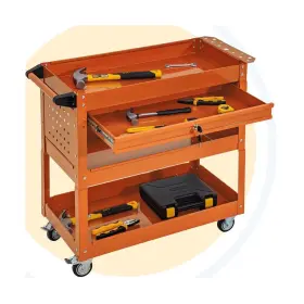 Sun & Summer 652401044802 And 3-tier Rolling Tool Cart With Wheels Storage Orga... Fast Ship
