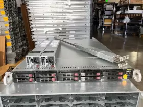 1029p-wtrt Supermicro 1u Server 10 Bay X11ddw-nt 2x Intel Xeon Gold Cores 64g