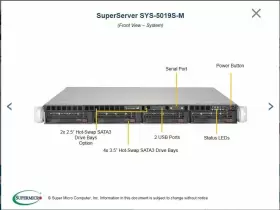1u-x11ssh-f-4bltq-1ps Supermicro Short Depth 20 Inch 1u Server Firewall Pfsense X11ssh-f Xeon 3.5ghz 32gb Ram Nvme
