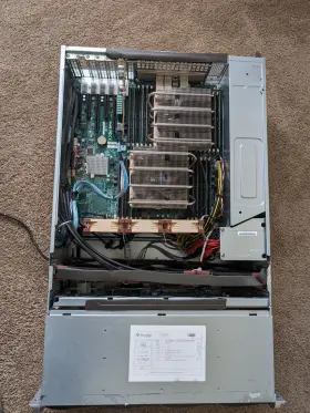 4u-x10dri-t4 Supermicro Truenas 36-bay 3.5ghz Cpu 128gb Ram Modified Cooling