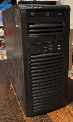 Sys-5037c-t Supermicro 5037c-t X11sca-f Tower Server Xeon E-2176g K2200 32gb