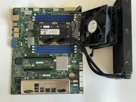 K1spe Supermicro 7230 Motherboard And Xeon Phi 64 Core Cpu 240mm Water Cooler