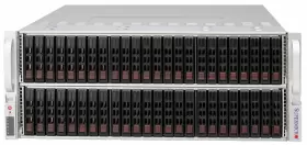 Sc417e16-r1400l Supermicro 847e16-r1400lpb 4u Server 72 Caddy Bay Sff E Atx Storage Chassis 6gbs