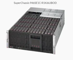 946se1c-r1k66jbod Supermicro New Superchassis - 4u 60 X 3.5 Inch Sas3/s Hdd Bays