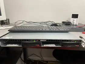A5-1021tm-t Supermicro /inf 1u Server H8dmt-inf Dual Ambios 786q Cpu 8 Gigs Ram