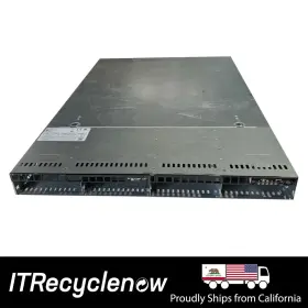 Bpn-sas3-815tq Supermicro Server Case W X11scw-f 2x Intel Xeon E-2174g Psu Riser 6x Fans