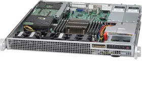 Cse-514-r407w Supermicro 1u Chassis With Redundant 400w Pws