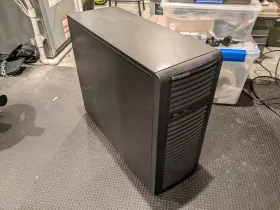 E3-1231 Supermicro Cse-732 Server With X10slm -f Motherboard Xeon V3 32gb Ram