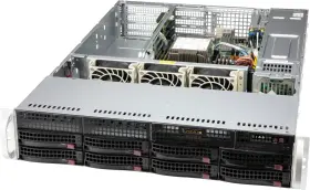 Cse-825btqc-r609wb Supermicro 2u Sas3 Wio Chassis With Redundant 600w Pws