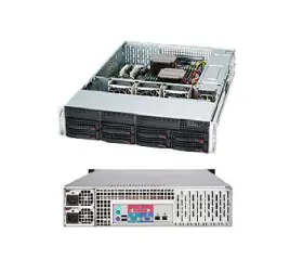 Cse-825tqc-r802lpb Supermicro 2u Sas3 Chassis With Redundant 800w Pws