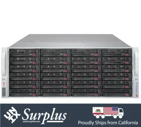 Cse-846el1-1200lpb Supermicro Custom Server 4u 24 3.5 Inch Lff Bay Cse-846 Eeatx - Pci-e Fhhl Sas3 Swap Rails