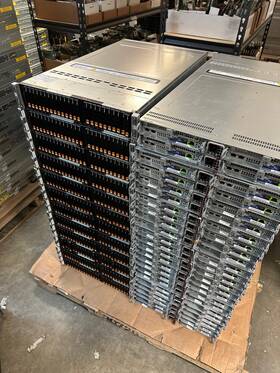 Supermicro/nutanix Sys-2028bt-hnr 2028bt-hnr 4 Node Server 8x Xeon E5-2699 V4 176c 64gb 24x Nvme Rail