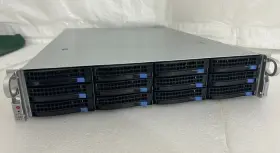 Sc826a-r1200lpb Supermicro 2u 12 Bay Server Chassis Sas E-atx 2x1200w