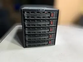 Scam942 Supermicro U320 5-bay Hot Swap Enclosure Cage 3.5 Inch 80pin 68pin Scsi U160