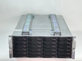 Ssg-5048r-e1cr36l Supermicro Storage Server 36x 6tb Hdd 2x 500gb Ssd Xeon E5-1640v4 256gb Ram Psu Rail Kit
