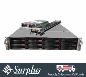 Ssg-6028r-e1cr12l Supermicro 2u 12 Bay Trunas Sas3 12gbps Server Intel Xeon 3.2ghz Total 16 Core 64gb Ram Hba
