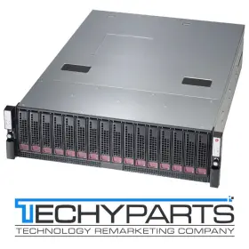 Ssg-6038r-de2cr16l Supermicro 6038r-de2cr16l 2x E5-2620v3 2.4ghz 16gb 3u Dual Node Storage Server
