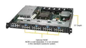 Sys-1019d-16c-frn5tp Supermicro 1u System With Redundant 400w Pws